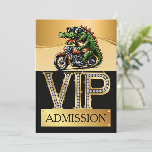 VIP-toegang tot BIKER RALLY PARTY Kaart (Staand voorkant)