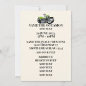 VIP-toegang voor motorfeest Kaart (Achterkant)