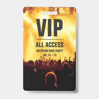 VIP-toegangspasje voor alle concerten Badge