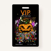 VIP-toegangspasje voor Halloween Event Badge (Achterkant)