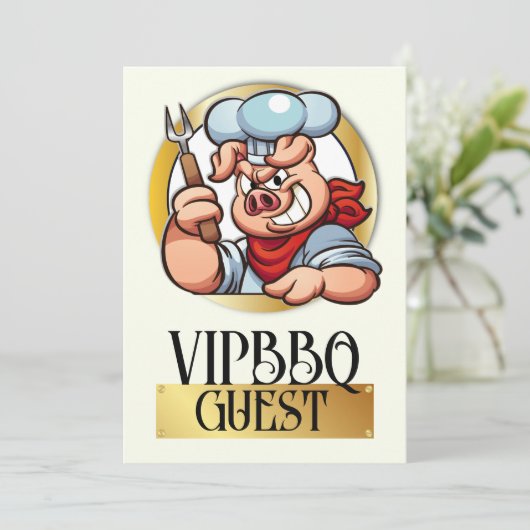 VIP-toegangsuitnodiging Kaart (Staand voorkant)