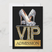 VIP-toegangsuitnodiging Kaart (Voorkant)