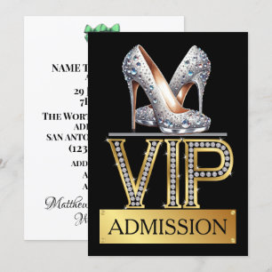 VIP Toegangsuitnodiging Kaart