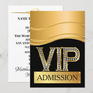 VIP-toelatingsuitnodiging Kaart