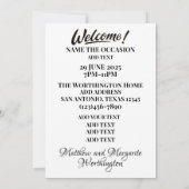 VIP-toelatingsuitnodiging Kaart (Achterkant)