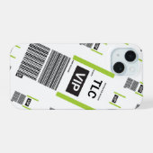 VIP TRAVEL IPHONE 15 SLIM-FIT HOESJE CASE (Achterkant horizontaal)