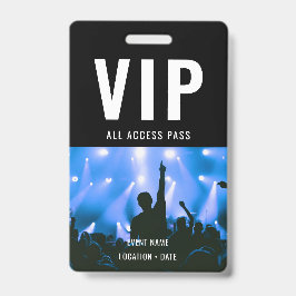 VIP uitnodiging voor evenement of concertnaam alle Badge