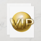 VIP-uitnodigingen Kaart (Voorkant / Achterkant)