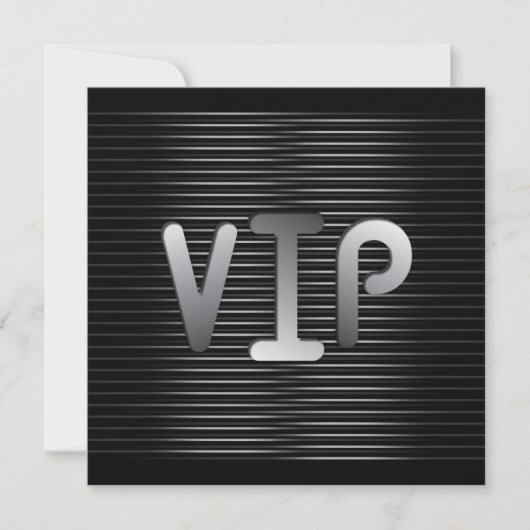VIP-uitnodigingsontwerp Kaart (Voorkant)