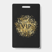 VIP van de Birthday de Uitnodiging van de Pas Badge (Achterkant)