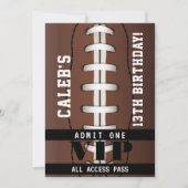 VIP van de Partij van de football van de Verjaarda Kaart (Voorkant)