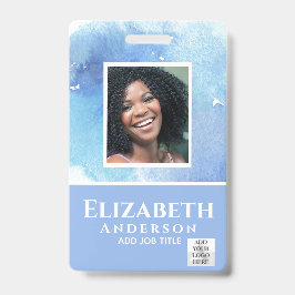 VIP van de Werknemer van FOTO-ID PASS Waterverf Ab Badge