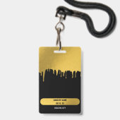 VIP van het concertfestival Al Naam van de Douane Badge (Achterkant met lanyard)