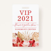 VIP van het Show VIP van de tuin het Vloermodel Badge (Voorkant)