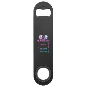 VIP Verjaardagsfeest Neon Squad Persoonlijke Gast  Speed Flessenopener