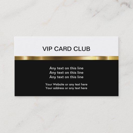 VIP Visitekaartjes (Voorkant)