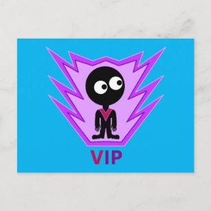 VIP Visitor Alien Uitnodiging Briefkaart