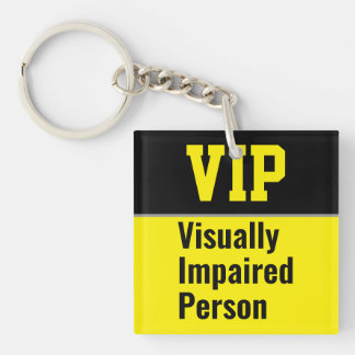 VIP Visually Impaired Person Sleutelhanger