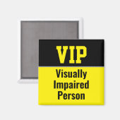 VIP Visueel beperkte persoon Magneet (Voorkant / Achterkant)