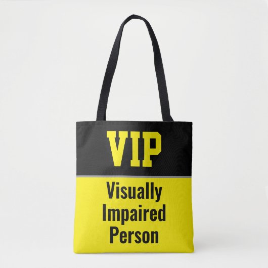 VIP - Visueel Gehandicapte Persoon Tote Bag (Voorkant)