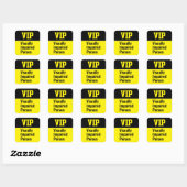 VIP Visueel Gehandicapte Persoon Vierkante Sticker (Vel)