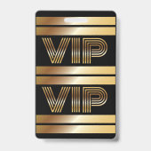 VIP VOETBAL ALL ACCESS Gouden Pas Badge (Achterkant)