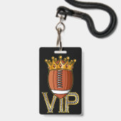 VIP Voetbal Koord Badge (Voorzijde met lanyard)