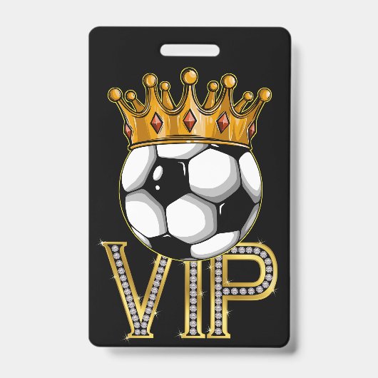 VIP Voetbal Koord Badge (Voorkant)