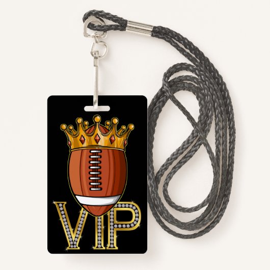 VIP Voetbal Lanyard Badge (Voorkant met draagriem)