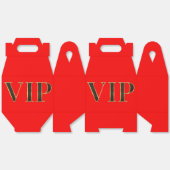 VIP Zwart Goud Rode Favorcadeau Doos Bedankdoosjes (Ongevouwen)