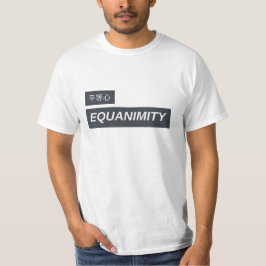 Vipassana Meditatie Gelijkmoedigheid Upekkha zoals T-shirt