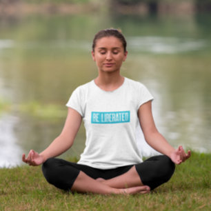 Vipassana meditatie worden bevrijd vredig gelukkig t-shirt