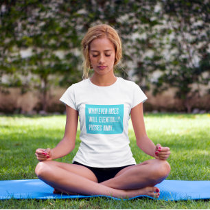 Vipassana Wat opkomt, gaat Anica voorbij T-shirt