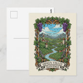Vipava-vallei, Slovenië Briefkaart (Voorkant / Achterkant)