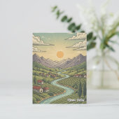 Vipava Valley, Slovenië Briefkaart (Staand voorkant)