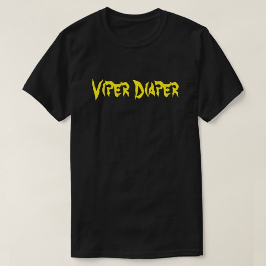 Viper Diaper-Mannen Shirt (Design voorkant)