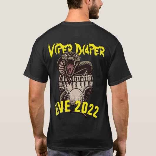 Viper Diaper-Mannen Shirt (Achterkant)