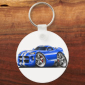 Viper GTS Blue/White Sleutelhanger (Voorkant)
