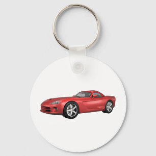 Viper hard-bovenste spierweefsel: Rode afwerking Sleutelhanger