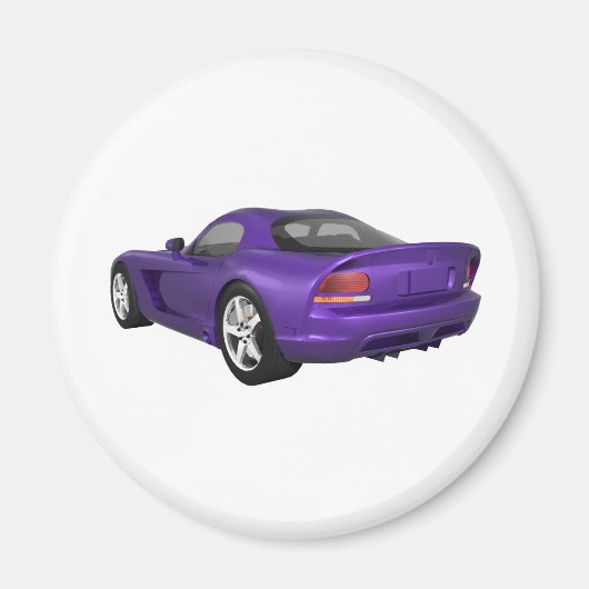 Viper harde bovenspierwagen: Paarse afwerking Magneet (Voorkant)