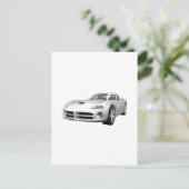 Viper hardste bovenspierwagen: Witte afwerking Briefkaart (Staand voorkant)