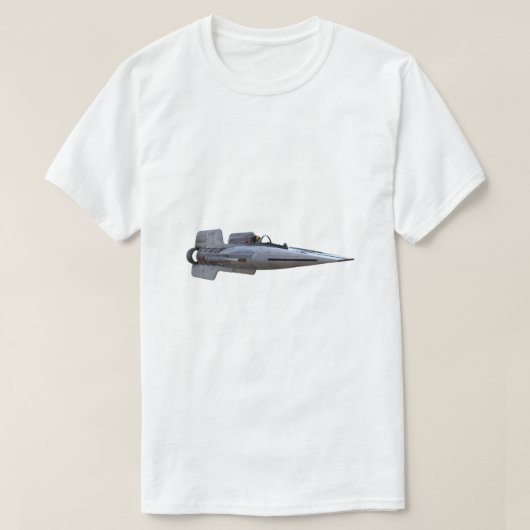 Viper Mark VII T-shirt Battlestar Galactica Ruimte (Design voorkant)