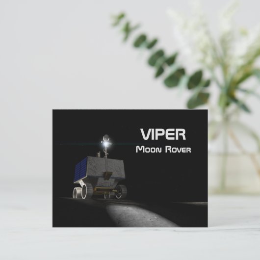 VIPER Moon Rover Briefkaart (Staand voorkant)