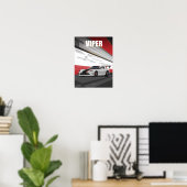 Viper Muscle auto Poster (Thuiskantoor)