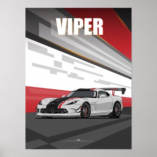 Viper Muscle auto Poster (Voorkant)