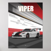 Viper Muscle car Poster (Voorkant)