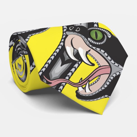 Viper Pit - Geel Stropdas (Opgerold)
