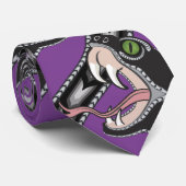 Viper Pit - Paars Stropdas (Opgerold)