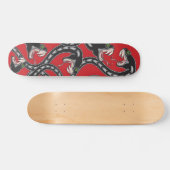 Viper Pit - Rood Persoonlijk Skateboard (Horizontaal)