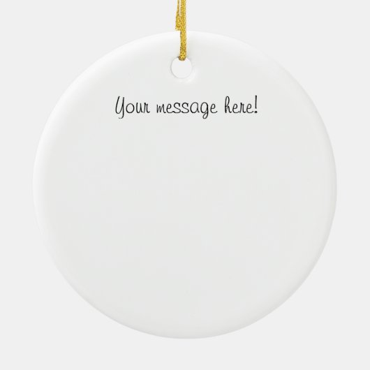 Viper Rolling Shot-kerstversieringen Keramisch Ornament (Achterkant)